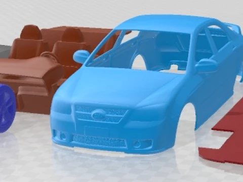 起亚 Spectra 2006 可打印汽车 3D 打印模型