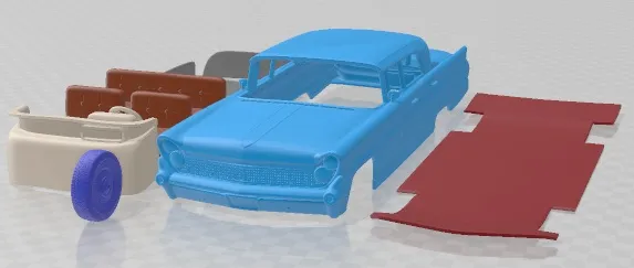 Lincoln Continental Mark IV 1959 Printable Car 3D Print Model .c4d .max .obj .3ds .fbx .stl .blend 