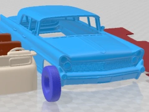 Lincoln Continental Mark IV 1959 Printable Car 3D Print Model