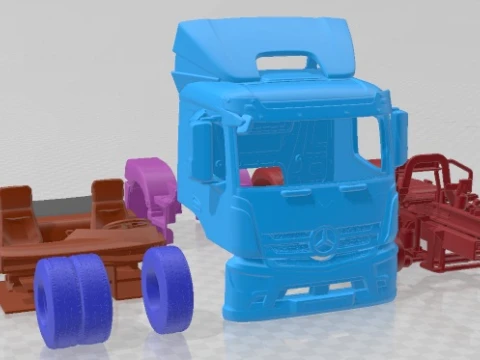 Mercedes Antos 2015 Printable Truck 3D Print Model