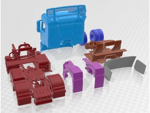 Mercedes Antos 2015 Printable Truck 3D Print Model