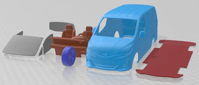 BYD ETP 3 2024 Printable Van 3D Print Model .c4d .max .obj .3ds .fbx .stl .blend