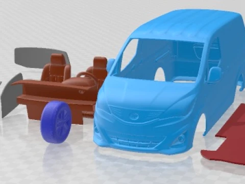 BYD ETP 3 2024 प्रिंट करने योग्य वैन 3D प्रिंट मॉडल