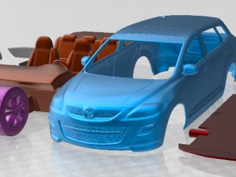 Mazda CX 9 2011 Printable Car 3D Принт Модель