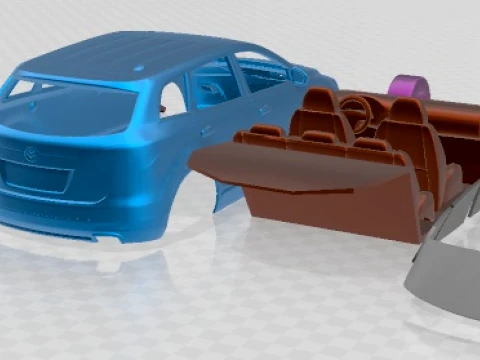 Mazda CX 9 2011 Printable Car 3D Print Model