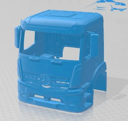 Mercedes Antos 2015 Printable Body Cabin Truck 3D Print Model .c4d .max .obj .3ds .fbx .stl .blend 