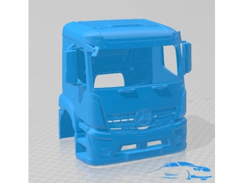 Mercedes Antos 2015 Printable Body Cabin Truck 3D Print Model