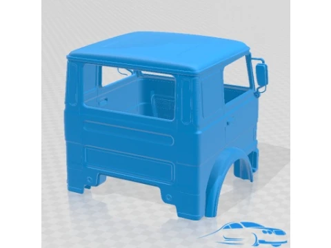 Fiat 619 N1 1971 차체 캐빈 트럭 인쇄 가능 3D 프린트 모델