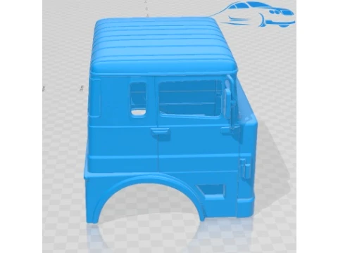 ERF MW 64G 1973 キャビン トラック 印刷可能 3Dプリントモデル