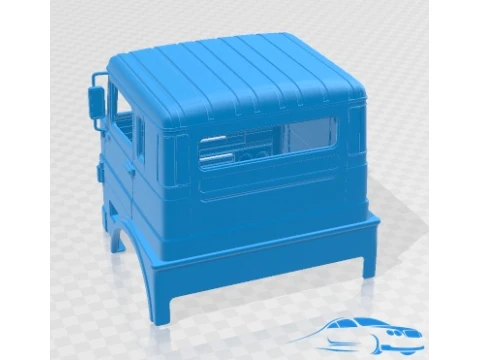 ERF MW 64G 1973 キャビン トラック 印刷可能 3Dプリントモデル