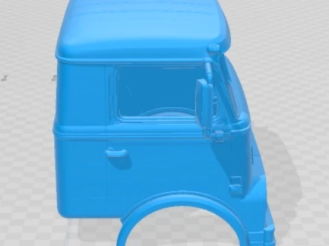 DAF 2400 1967 ボディ キャビン トラック 印刷可能 3Dプリントモデル