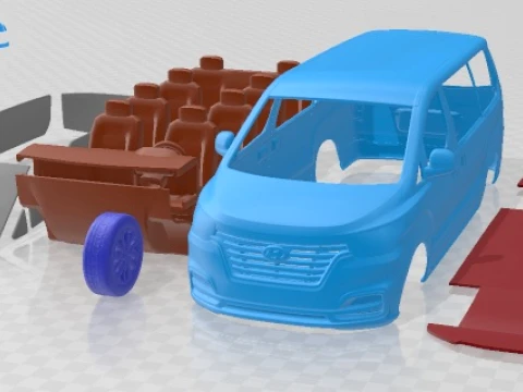 Hyundai Grand Starex TQ 2018 afdrukbare auto 3D printmodel