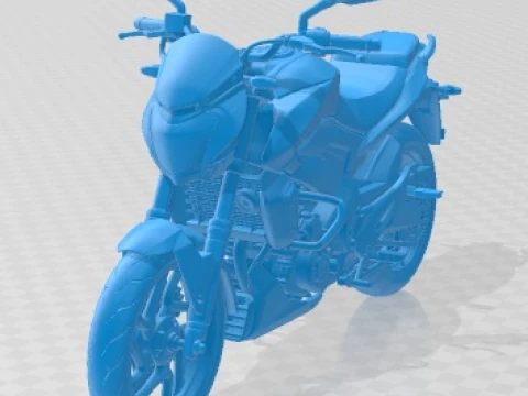 Bajaj Dominar 400 2017 afdrukbare motor 3D printmodel