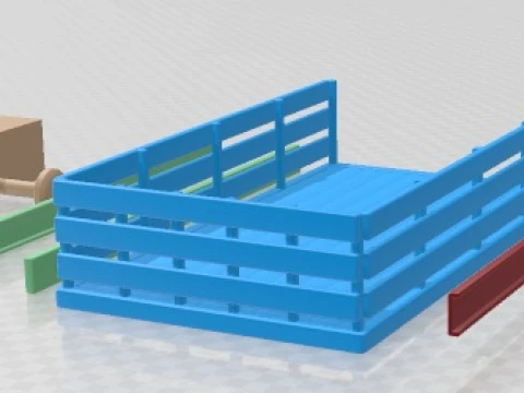 Vrachtwagenlaaddoos - 1 afdrukbaar 3D printmodel