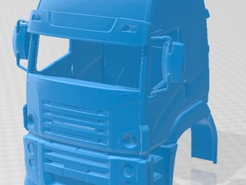 Volkswagen Constellation 19-390 Body Cabin Truck afdrukbaar 3D printmodel