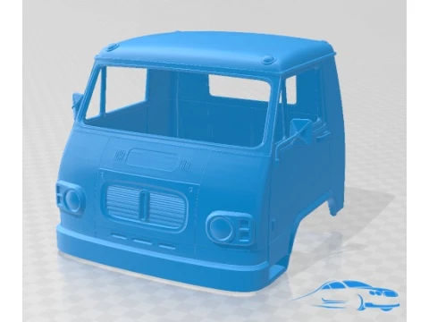Avia 3500 1976 Cabin Truck Printable 3D Print Model