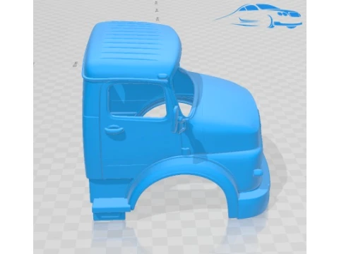 Mercedes Benz LAK 2624 1974 Cabin Truck Printable 3D Print Model