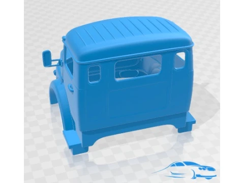 Mercedes Benz LAK 2624 1974 Cabin Truck Printable 3D Print Model