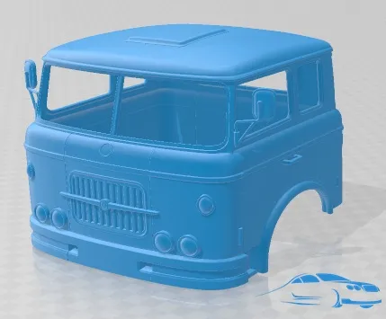 Skoda Liaz 706 RT 1957 Cabin Truck Printable 3D Print Model .c4d .max .obj .3ds .fbx .stl .blend