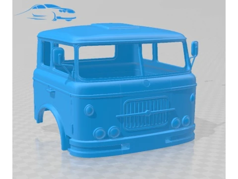 Skoda Liaz 706 RT 1957 Cabin Truck Printable 3D Print Model