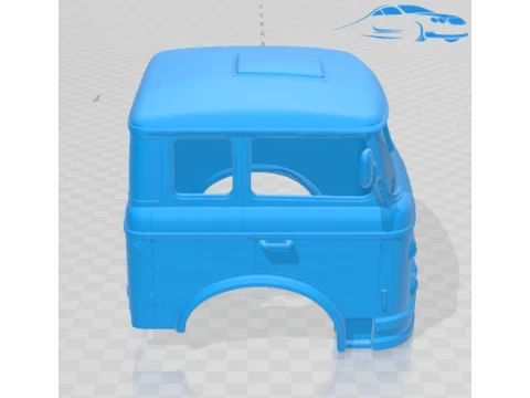Skoda Liaz 706 RT 1957 Cabin Truck Printable 3D Print Model