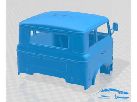 Skoda Liaz 706 RT 1957 Cabin Truck Printable 3D Print Model
