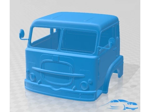 Fiat 682 N3 1962 Cabin Truck Printable 3D Print Model