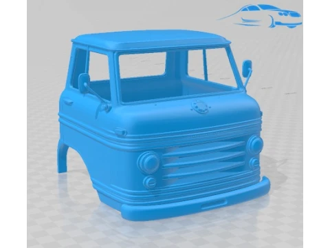 Volvo L430 1968 Cabin Truck Printable 3D Print Model