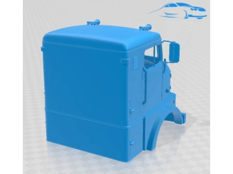 Peterbilt 350 1949 Body Cabin Truck Printable 3D Print Model