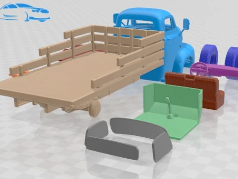 COE Truck 1952 Printable 3D Print Model