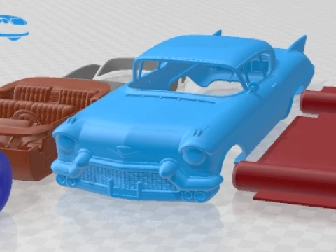 Cadillac Eldorado Biarritz 1957 Printable Car 3D Print Model