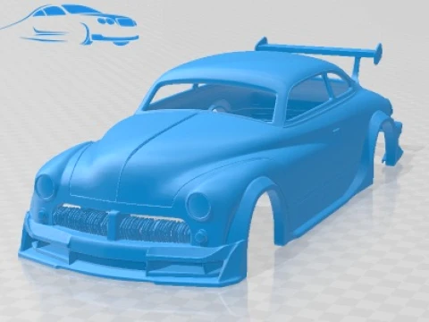 Mercury Eight 1949 Tuning Printable Body Car 3D Print Model