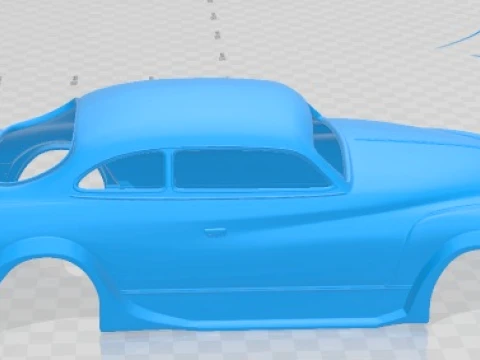 Mercury Eight 1949 Tuning Printable Body Car 3D Print Model