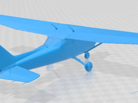 Cessna 172 Light Aircraft Printable 3D Print Model