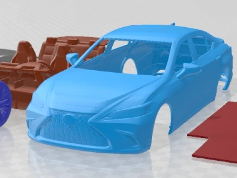Lexus ES350 F Sport 2019 Printable Car 3D Print Model