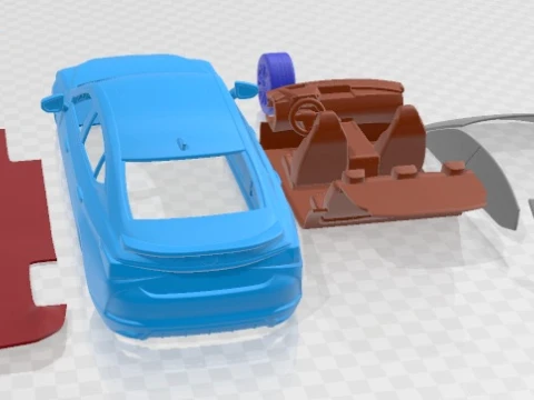 Lexus ES350 F Sport 2019 Printable Car 3D Print Model