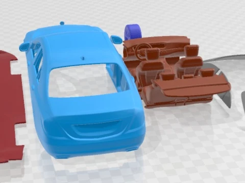 Mercedes Benz S Class 2014 Printable Car 3D Print Model