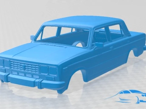 Seat 1430 1974 Printable Body Car 3D Print Model