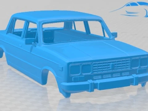 Seat 1430 1974 Printable Body Car 3D Print Model