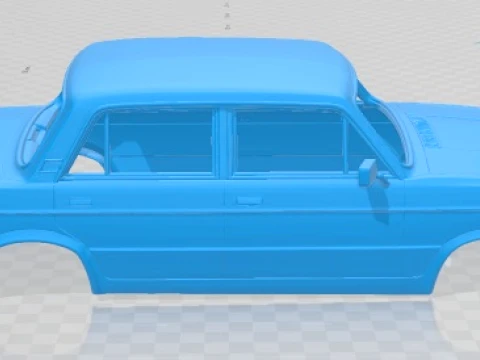 Seat 1430 1974 Printable Body Car 3D Print Model