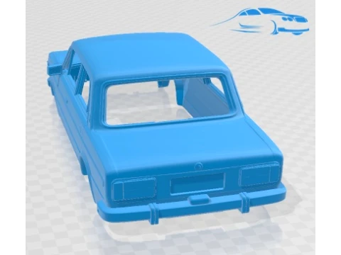 Seat 1430 1974 Printable Body Car 3D Print Model