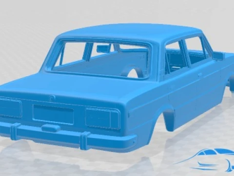 Seat 1430 1974 Printable Body Car 3D Print Model