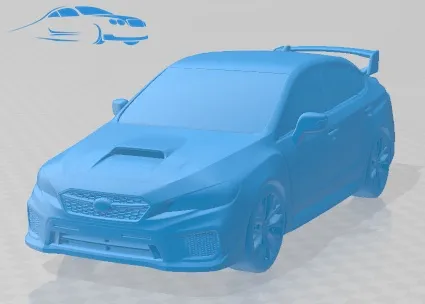 Subaru WRX STI s209 2019 Printable Car 3D Print Model .c4d .max .obj .3ds .fbx .stl .blend 