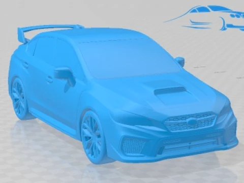 Subaru WRX STI s209 2019 Printable Car 3D Print Model