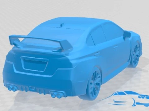 Subaru WRX STI s209 2019 Printable Car 3D Print Model