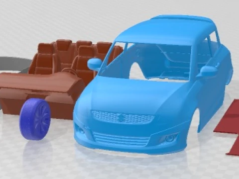 Suzuki Swift X ITE 2011 Printable Car 3D Print Model