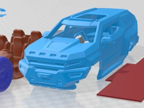 Rezvani Vengeance 2023 Printable Car 3D Print Model