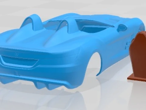 Mercedes Benz SLR Stirling Moss 2009 Printable Car 3D Print Model