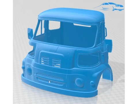 Leyland FG Cabin Truck 1968 Printable 3D Print Model