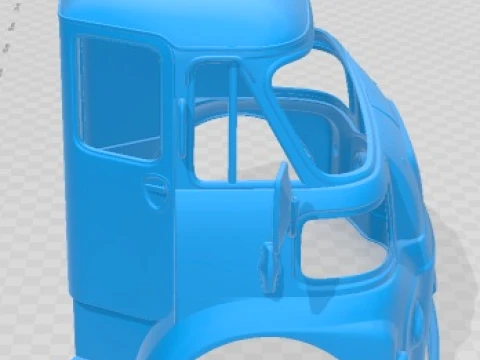 Leyland FG Cabin Truck 1968 Printable 3D Print Model